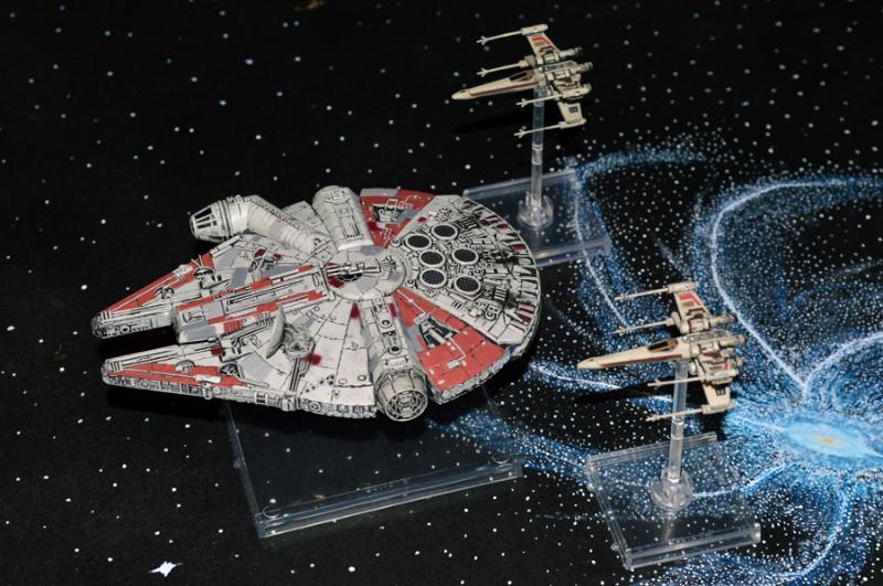 Millennium Falcon Star Wars X Wing Star Wars Yt 1300 And X Wings Gallery Dakkadakka